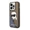 Futrola Karl Lagerfeld Liquid Glitter NFT Karl's Head Hard - Iphone 14 Pro crna Full ORG (KLHCP14LLNKHC) (MS).