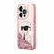 Futrola Karl Lagerfeld Liquid Glitter NFT Karl's Head Hard - Iphone 14 Pro Max pink Full ORG (KLHCP14XLNKHC) (MS).