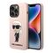 Futrola Karl Lagerfeld Hc Silicone NFT Ikonik - iPhone 15 Pro 6.1 roze (KLHCP15LSNIKBCP).