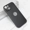 Futrola Carbon fiber - iPhone 15 crna (sa otvorom za logo).