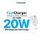 Kucni punjac Teracell Evolution TC-14GP, GaN, PD 3.0, 20W beli.