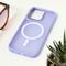 Futrola Magsafe colorful - iPhone 15 Pro 6.1 lila.