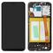 LCD displej (ekran) - Samsung A202 Galaxy A20E + touchscreen + frame black (crni) (Original Material).