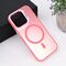 Futrola Magsafe providna - iPhone 16 Pro roze.