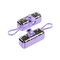 Back up baterija privezak Oxpower 5000mAh lightning ljubicasta.