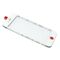 Staklo touchscreen-a - Iphone 6S sa frejmom white (beli) (MS).