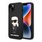 Futrola Karl Lagerfeld Hc Silicone NFT Ikonik - iPhone 15 Plus crna (KLHCP15MSNIKBCK).