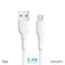 Data Kabl Pluginn PI-AmB 2.4A USB na micro USB beli 1m.
