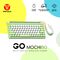 Combo mis tastatura wireless Fantech WK-897 GO Mochi80 zeleni.