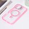 Futrola Magsafe Transparent - iPhone 16 Plus 6.7 pink.