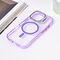 Futrola Magsafe Transparent - iPhone 16 Pro ljubicasta.