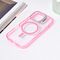 Futrola Magsafe Transparent - iPhone 16 Pro pink.