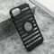 Futrola LINES LOGO CUT - iPhone 13 (6.1) crna (MS).