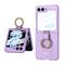 Futrola SMOOTH RING - Samsung F741B Galaxy Z Flip 6 5G ljubicasta (MS).