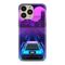 Silikonska futrola ultra tanka (skin) PRINT CLEAR NEON WAVE - iPhone 14 Pro Max (6.7) NW02 (MS).