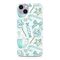 Silikonska futrola ultra tanka (skin) PRINT CLEAR - iPhone 14 Plus (6.7) ND0301 (MS).