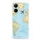 Silikonska futrola ultra tanka (skin) PRINT CLEAR - Vivo Y16 ND0298 (MS).