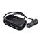 Produzni adapter - upaljac WT-D23 sa 3 rupe+2XUSB crni (MS).