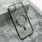 Futrola providna ELEGANT MAGSAFE - iPhone 15 Plus crna (MS).