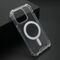 Futrola CRASHPROOF MAGNETIC CONNECTION - iPhone 15 Pro (6.1) providna (bela) (MS).