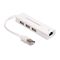 Adapter USB 2.0 na RJ45 i USB HUB 3 porta 2u1 JWD-U25.