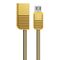 Data kabl REMAX Linyo RC-088m micro USB zlatni 1m.