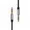 Audio kabl REMAX RM-L100 Aux 3.5mm crni 1m.