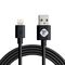 Data kabl Teracell Plus 2.4A - iPhone lightning crni 2m.