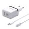 Kucni punjac KONFULON C32D+DC13 PD 20W sa iPhone lightning kablom.