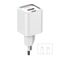 Kucni punjac LDNIO A2318C 20W PD Quick Charge 3.0 sa Type C na iPhone lightning kablom beli.