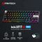 Tastatura Mehanicka Gaming Fantech MK857 RGB Maxfit61 FROST crna (Blue switch).