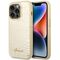 Futrola Guess Hc PU Croco Metal Outline - iPhone 14 Pro zlatna (GUHCP14LHGCRHD).