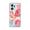 Silikonska futrola PRINT Skin - Huawei Honor X7a Pink Flower.