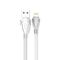 USB data kabl Moxom MX-CB32 2.4A lightning 1m beli (MS).