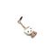 Kapica Handsfree slušalica 3,5 mm charm Kitty L ljubicasta.