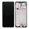 LCD displej (ekran) - Samsung A217/Galaxy A21s + touchscreen + frame black (crni) FULL ORG SP.