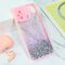 Futrola Frame Glitter - Xiaomi Redmi 12C roze.