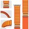 Narukvica Moye Smart Watch Alpine Loop Strap 44/45/49mm Orange with Starlight.