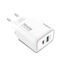 Kuciste punjaca Moxom MX-HC178 USB+Type-C QC18W PD45W belo (MS).