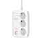 Produzni kabl LDNIO SE3436 3250W EU 3 uticnice + 2xUSB QC 60W, 2xPD 65W, PPS, GaN 2m beli.