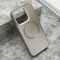 Futrola COLOR METAL MagSafe - iPhone 15 Pro (6.1) srebrna (MS).