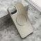 Futrola COLOR METAL MagSafe - iPhone 14 (6.1) srebrna (MS).
