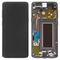 LCD displej (ekran) - Samsung G960/Galaxy S9 + touchscreen + frame Gray Service Pack ORG/GH97-21696C.