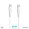 Data kabl Pluginn PI-PD 60W Type C na Type C beli 2m.