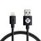 Data kabl Teracell Plus 2.4A - iPhone lightning crni 1.2m.