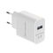 Kucni punjac KONFULON C27 2.1A fast QC3.0 Type C beli (MS).