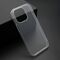 Silikonska futrola ultra tanka (skin) PROTECT - iPhone 14 Pro providna (bela) (MS).