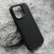Silikonska futrola BRUSHED - iPhone 16 Pro (6.3) crna (MS).