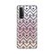 Silikonska futrola PRINT Skin - Huawei P Smart 2021 Blue cubes.