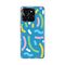 Silikonska futrola PRINT - Huawei Honor X6a Happy Lines blue.